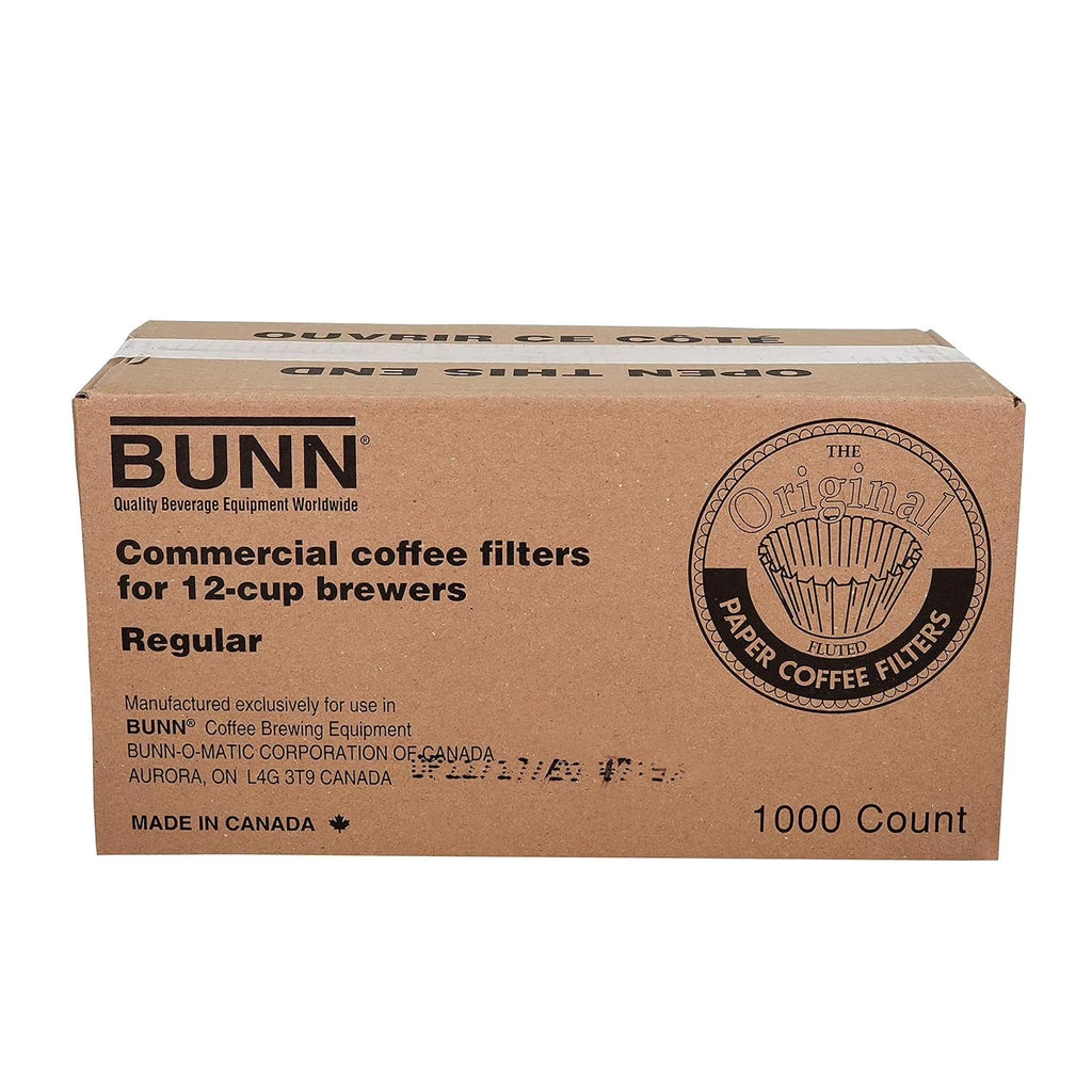 Bunn - Commercial Coffee Filters, 12 Cup (1000 Count)
