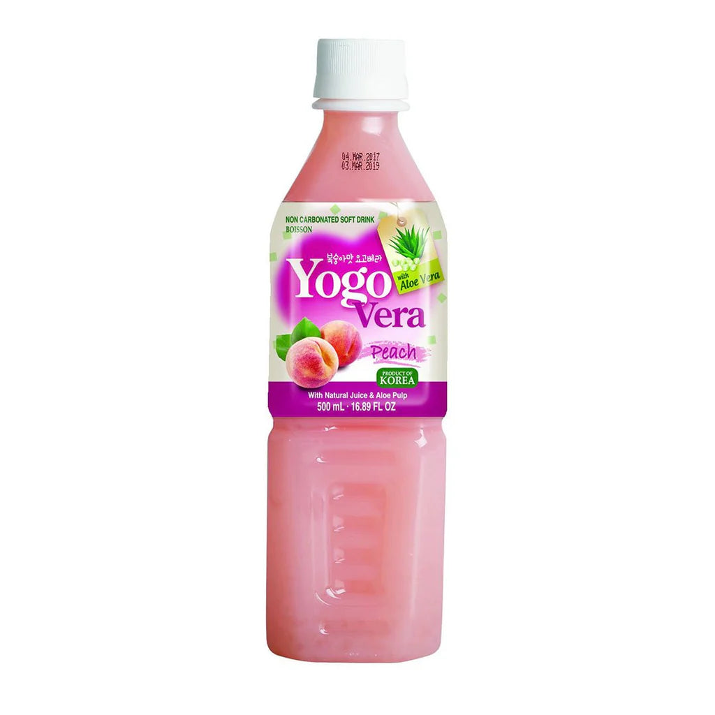 Yogo Vera - Peach Drink 16.89 oz (Case of 20)