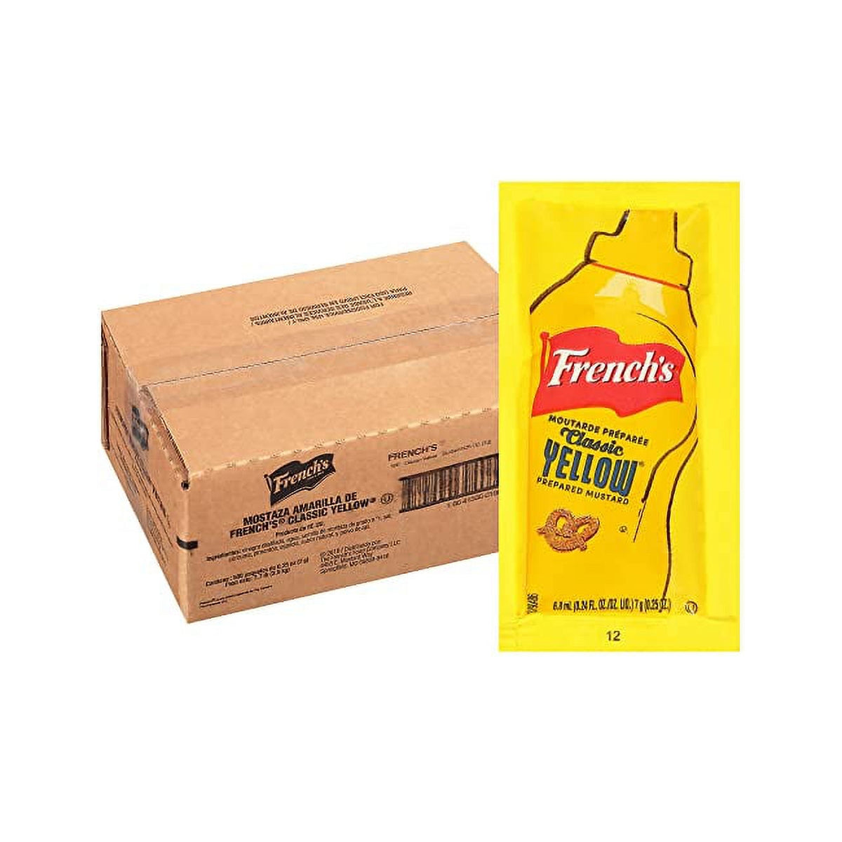 French's - Mustard Packet 7g (Case of 500)