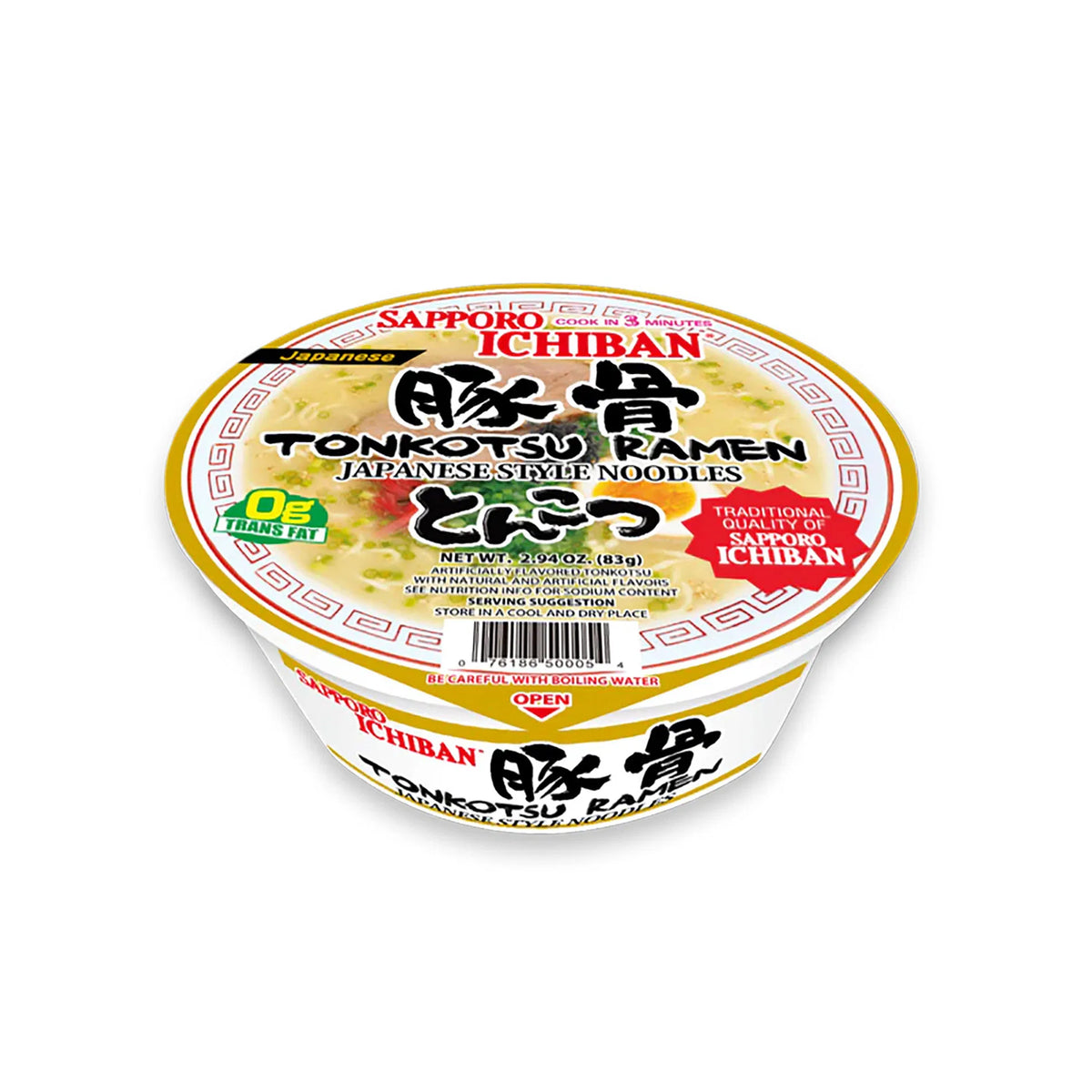Sapporo Ichiban - Tonkostu Ramen Japanese Style Noodles 2.94 oz