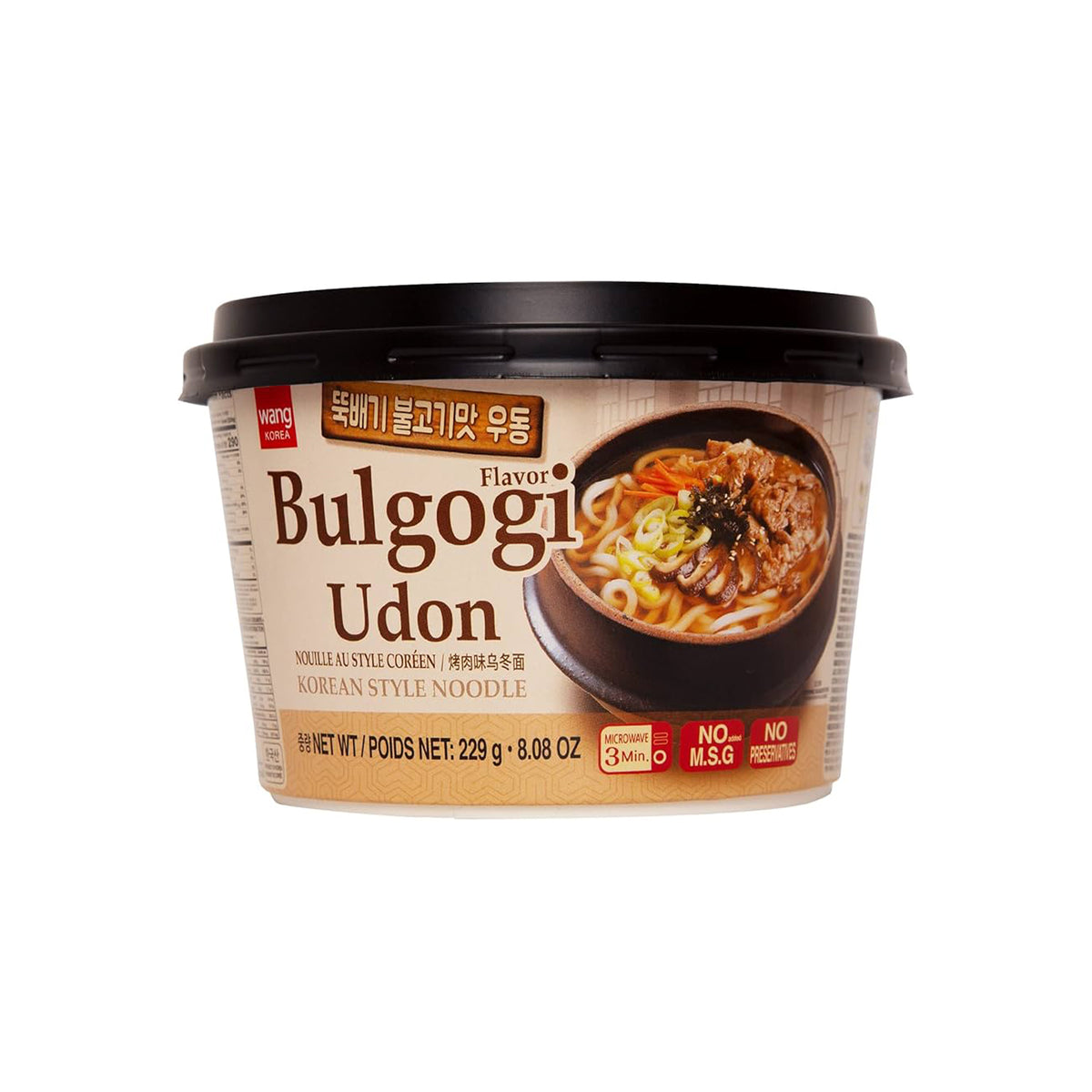 Wang - Korean Udon, Bulgogi 8.08 oz (Case of 6)