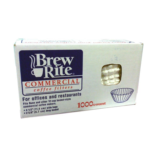 Brew Rite - Coffee Filters, 12 Cup (1000 Count)
