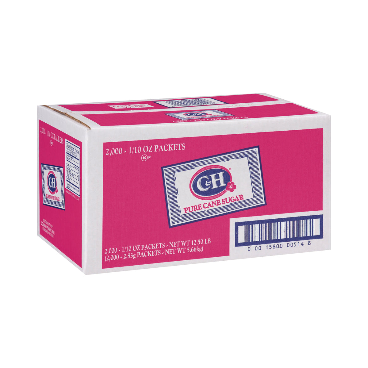 C&H - White Sugar Packets (Case of 2000)