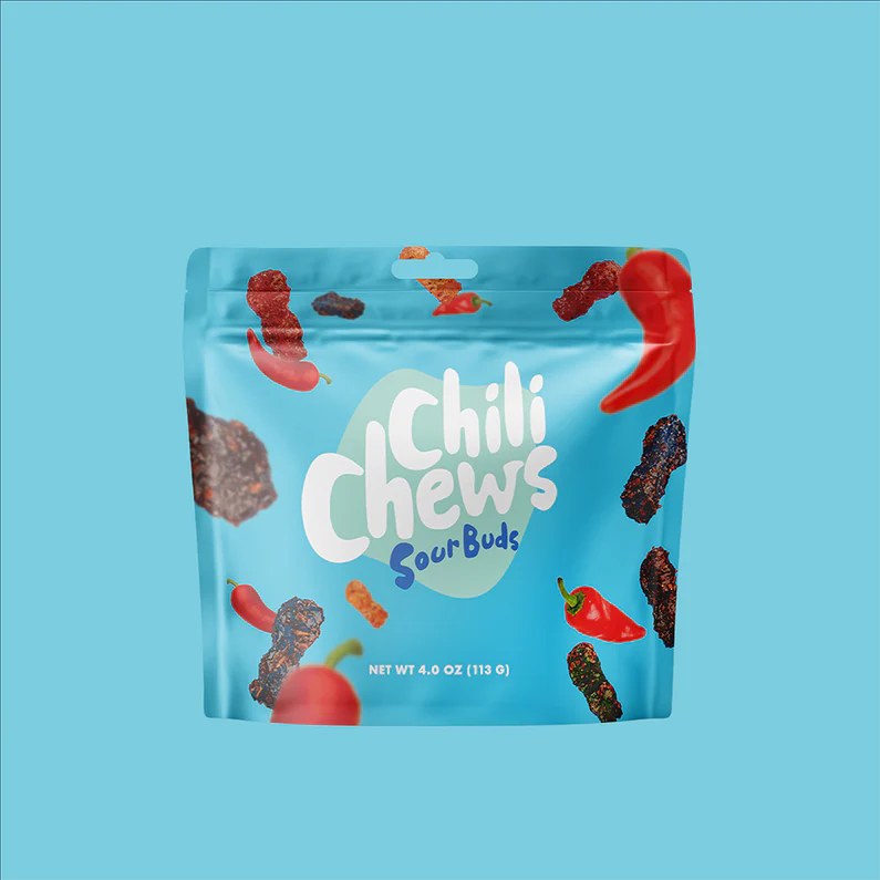 Chili Chews - Sour Buds 4 oz (Case of 16)