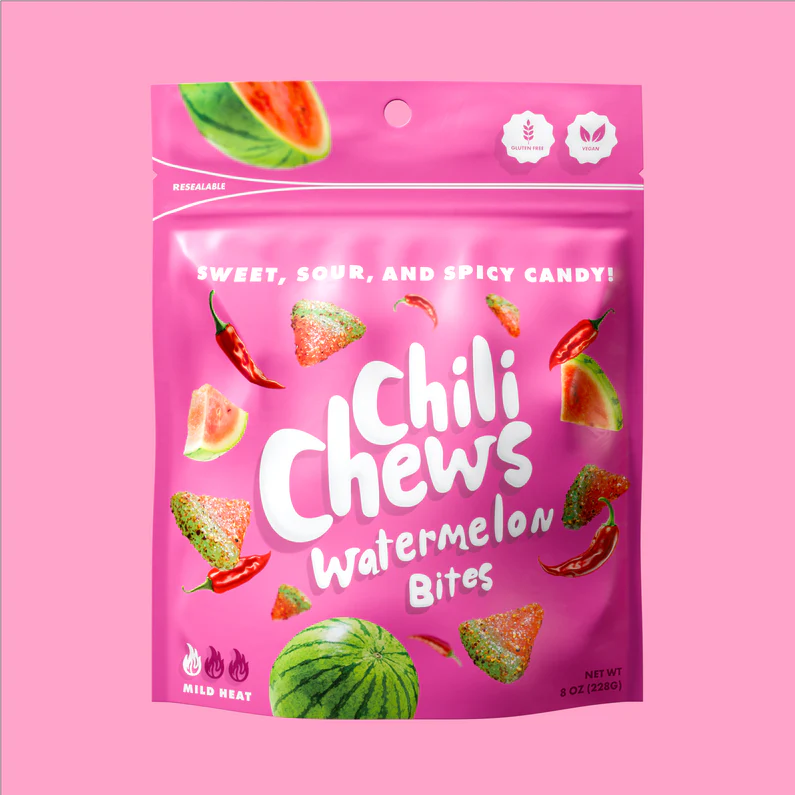 Chili Chews - Watermelon Bites 4 oz (Case of 16)