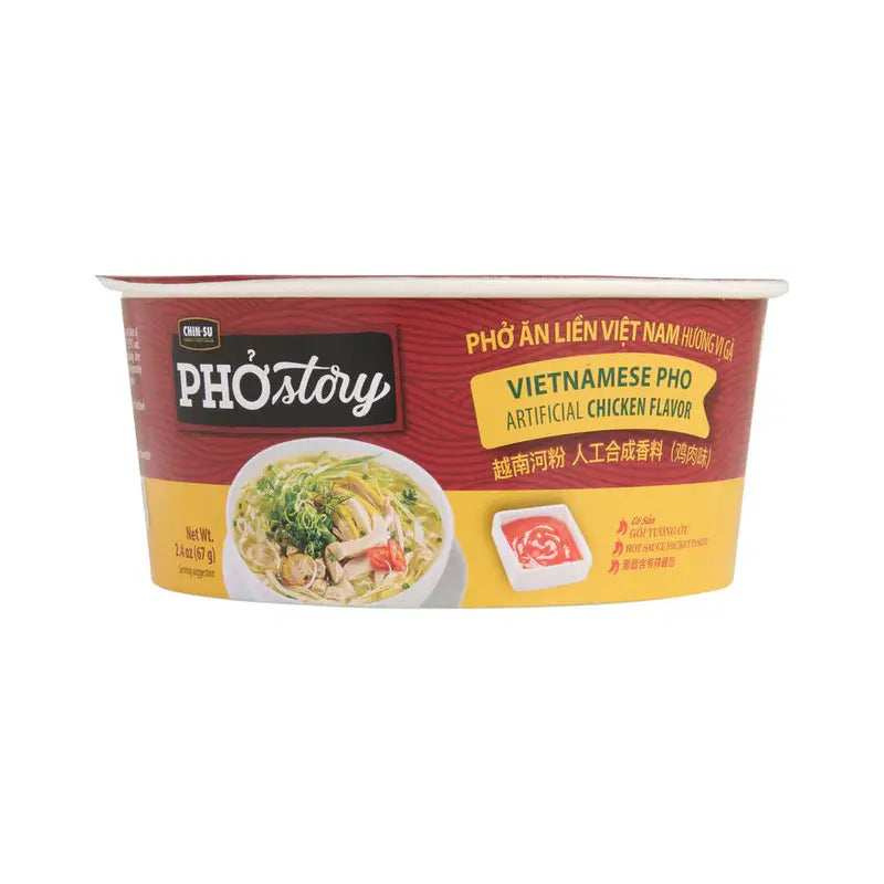Chin-su - Pho Story Vietnamese Pho, Chicken Flavored 65g (Case of 18)