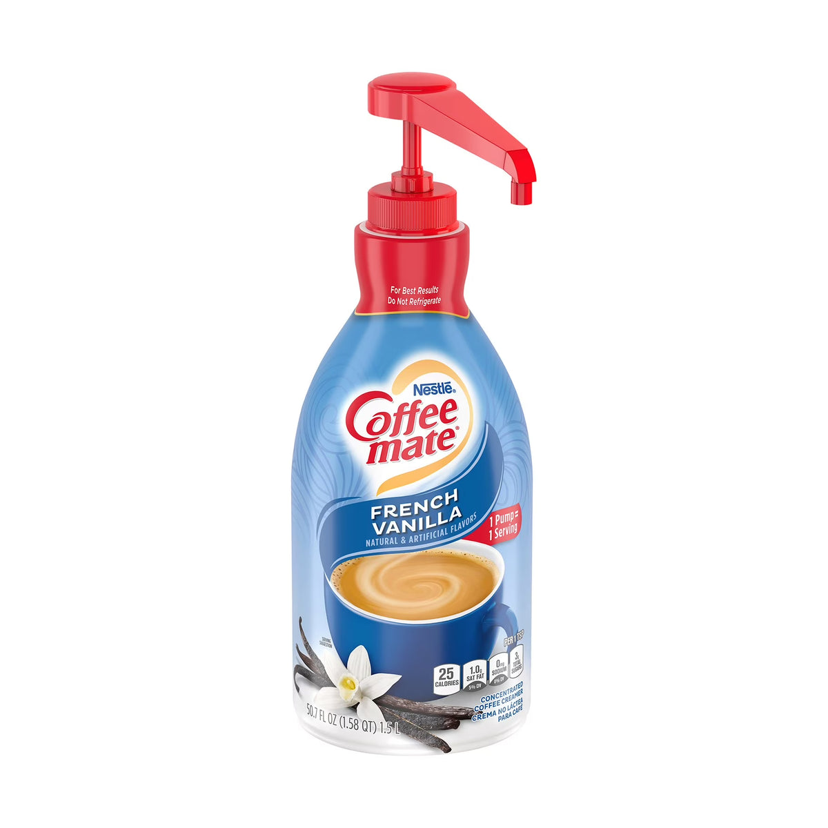 Coffee Mate - French Vanilla Creamer Pump 50.7 oz