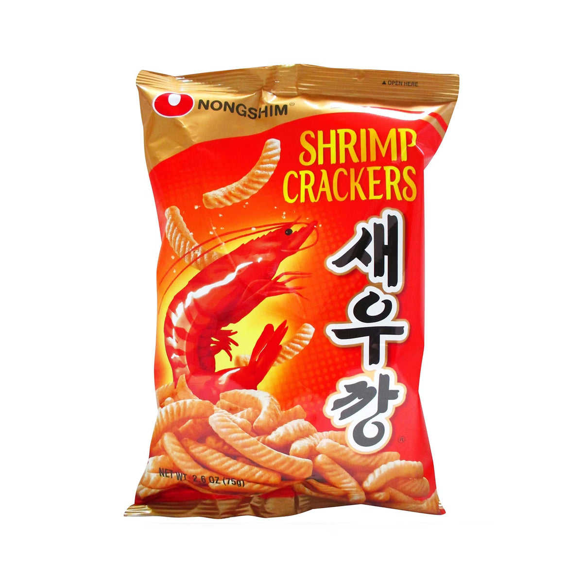 Nongshim - Shrimp Crackers, Original 2.6 oz (Case of 20)