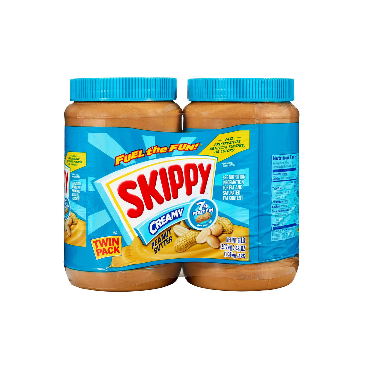 Skippy - Creamy Peanut Butter 48 oz, 2 Pack