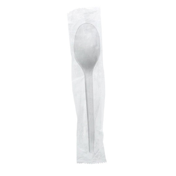 Malama Eco Products - CPLA Compostable Wrapped Spoon (Case of 1000)